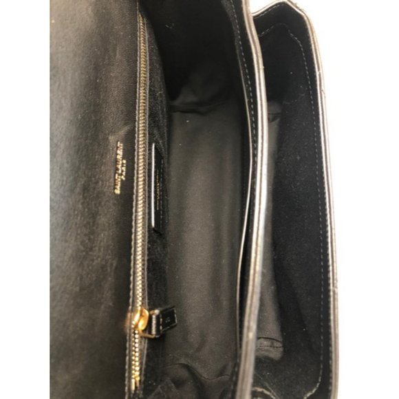 SAINT LAURENT Niki Medium Quilted Black Leather Shoulder Bag - Picture 8 of 12